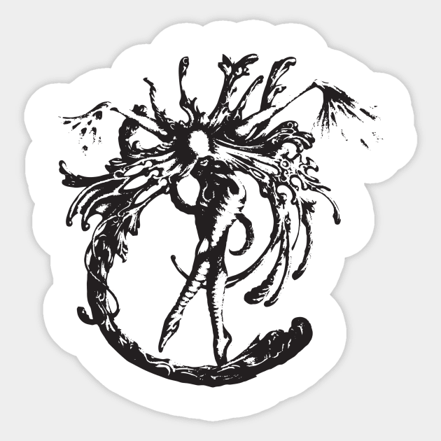 Dancer of the Boreal Valley Sticker by Hedgeh0g